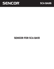 Sencor SCA BA86 Manual