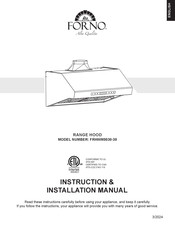 Forno FRHWM5030-30 Instruction & Installation Manual