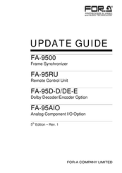 FOR-A FA-9500 Update Manual