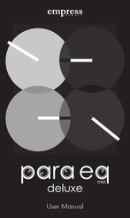 Empress Effects ParaEq MKII Deluxe User Manual