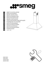 Smeg KD91XE3 Installation Manual