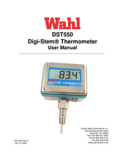 Wahl Digi-Stem DST550 User Manual