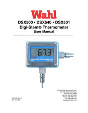 Wahl Digi-Stem DSX540 User Manual