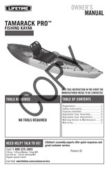 Lifetime TAMARACK PRO Owner's Manual