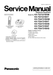 Panasonic KX-TGA731BXB Service Manual