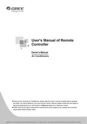 Gree YAP1F User Manual