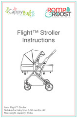 Cappybug ROMP & ROOST Flight Stroller Instructions Manual