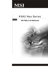MSI K9A2 Neo Series Manual