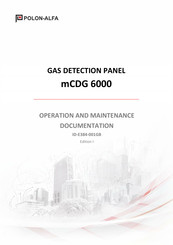 Polon-Alfa mCDG 6000 Operation And Maintenance Documentation