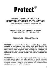 Protect SOLARPRO26W User Manual