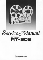 Pioneer RT-909 Service Manual