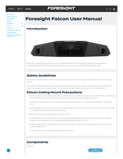 FORESIGHT FALCON User Manual