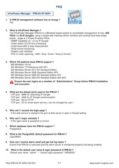 Austin Hughes InfraPower Manager IPM-04-3P-400V Faq