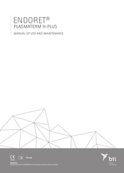 BTI ENDORET PLASMATERM H-PLUS Manual Of Use And Maintenance