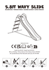 Smyths Toys 5.8FT WAVY SLIDE User Instruction