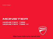 Ducati Monster 796 2012 Owner's Manual