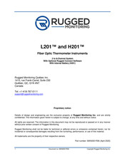 RUGGED MONITORING L201 User Manual