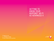 BigPond Wi-Fi 4G Advanced II Manual