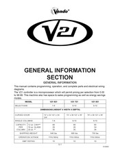 Vendo V21 821 Manual
