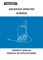 Honda Power Products WJR2525 Owner's Manual