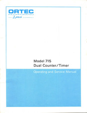 EG&G ORTEC 715 Operating And Service Manual