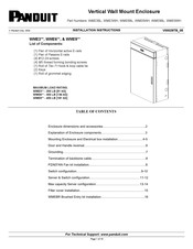 Panduit WME6BL Installation Instructions Manual