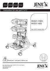 Jenx MUS01-FABD Instructions For Use Manual