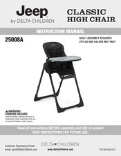 Delta Children Jeep 25008A Instruction Manual