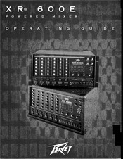 Peavey XR 600E Operating Manual