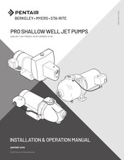 Pentair Myers MFN Series Installation & Operation Manual