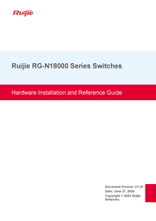 Ruijie RG-N18000 Series Hardware  Installation And Reference Manual