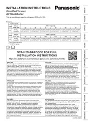 Panasonic S-22MU2E5BN Installation Instructions Manual