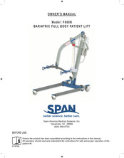SPAN F600B Owner's Manual