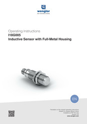 Wenglor I18G005 Operating Instructions Manual