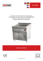 Redfox BM 90/40 E Instructions For Installation And Use Manual