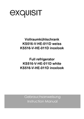 Exquisit KS516-V-HE-011D Instruction Manual