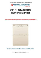 GE GLD4404RCC Installation Instructions Manual