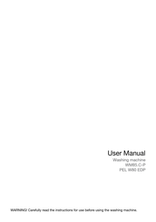 Asko WM85.C-P User Manual