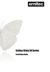 ERNITEC Orion SX 802-20x Installation Manual