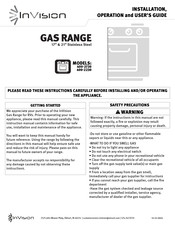 Invision 400-2230 Installation, Operations And User's Manual