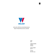 Welker TCC-5 Installation, Operation And Maintenance Manual