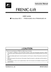 Fuji Electric FRENIC-Lift FRN0010LM2C-4A Instruction Manual