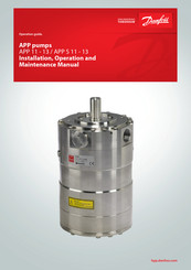 Danfoss APP 11 Installation, Operation And Maintenance Manual