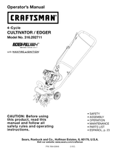 Craftsman 316.292711 Operator's Manual