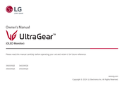 LG UltraGear 39GS95QX Owner's Manual