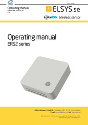 IME Elsys ERS2CO2 Operating Manual