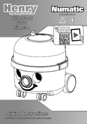 Numatic Henry SpringClean HVR160-11 620W Kit AS34 Original Instructions Manual