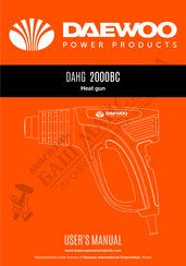Daewoo DAHG 2000BC User Manual