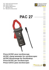 Chauvin Arnoux PAC 15 User Manual