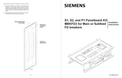 Siemens S1 Installation Instructions